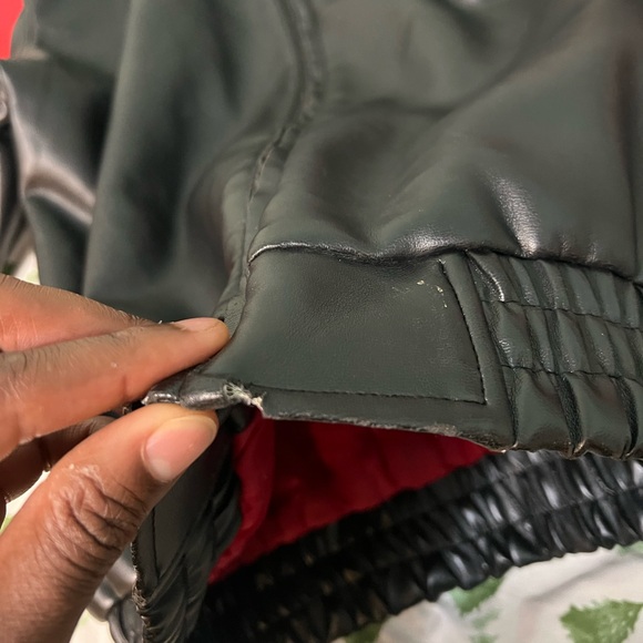 Detroit Red Wings NHL leather bomber jacket Giii - Picture 7 of 11